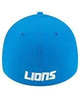 New Era Men's Blue Detroit Lions Classic 39THIRTY Flex Hat