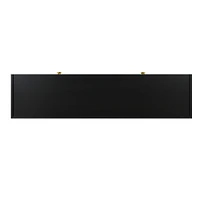 Wooden Sideboard with 4 Doors and Adjustable Shelf