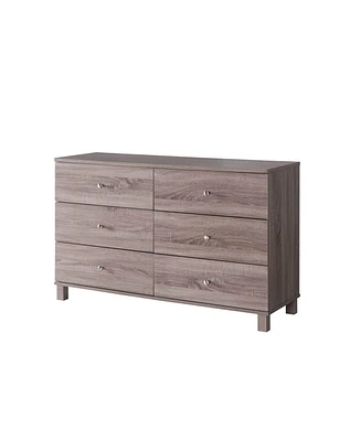 Simplie Fun Dresser Dark Taupe