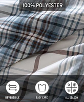 Eddie Bauer Alder Plaid Reversible Piece Comforter Set