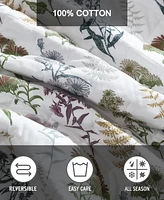 Eddie Bauer Flower Field Reversible Piece Quilt Set