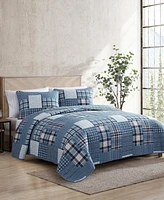 Eddie Bauer Hawthorne Reversible 3 Piece Quilt Set, King