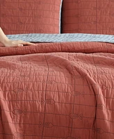 Eddie Bauer Troutdale Reversible 3 Piece Quilt Set, King