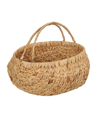 Household Essentials Round Woven Basket with Handles