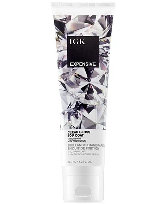 Igk Hair Expensive Clear Gloss Top Coat, 4.2 oz.