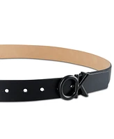 Calvin Klein Men's Ck Logo-Buckle Belt