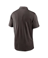 Nike Men's Brown Cleveland Browns Team Logo Franchise Polo Shirt