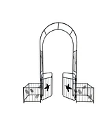 Streamdale Furniture Metal Garden Arch for Support and Events