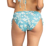 Roxy Juniors' Beach Classics Floral-Print Tie-Side Bikini Bottom