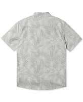 Quiksilver Men's Hi Fern Days Regular-Fit Frond-Print Button-Down Shirt