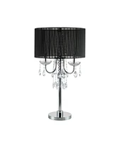 Streamdale Furniture 29.5"H /Chrome Crystal Inspired Table Lamp (1 Piece