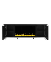 High Gloss Electric Fireplace Tv Stand
