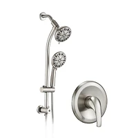 Streamdale Furniture Stainless Steel Dual Shower Head Set