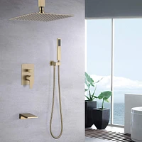 10 Inch Shower System With Rain Shower Faucet Sets
