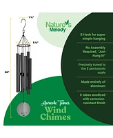 Nature's Melody Aureole Tunes Wind Chimes - 6-Tube Outdoor chime