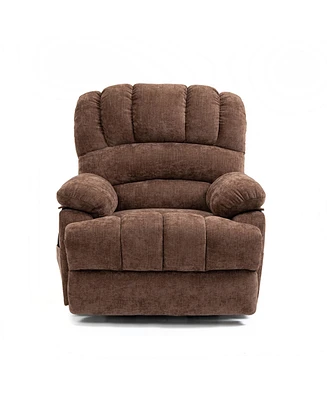 Streamdale Furniture Large Chenille Power Lift Recliner with Massage & Heating