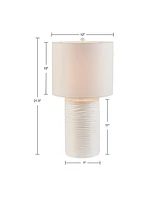 Streamdale Furniture Crewe Textured Resin Table Lamp