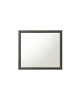 Simplie Fun Elettra Mirror, Rustic Walnut