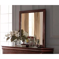 Streamdale Furniture Louis Philippe Mirror In Cherry