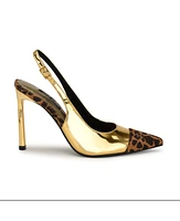 Nine West Women's Fabele Pointy Toe Dress Slingback Pumps