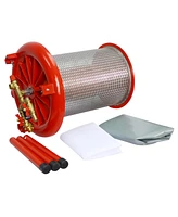 Simplie Fun Hydraulic Fruit Wine Apple Press 5.3Gallon/20L - Stainless Steel For Wine Cider Making