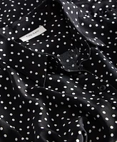 On 34th Women's Printed Collared Shirt, Created for Macy's