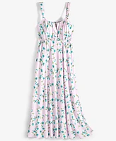 On 34th Women's Printed Empire-Waist Midi Dress, Created for Macy's