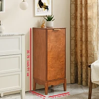 Streamdale Furniture Bathroom Floor & Linen Cabinet, Adjustable Shelves