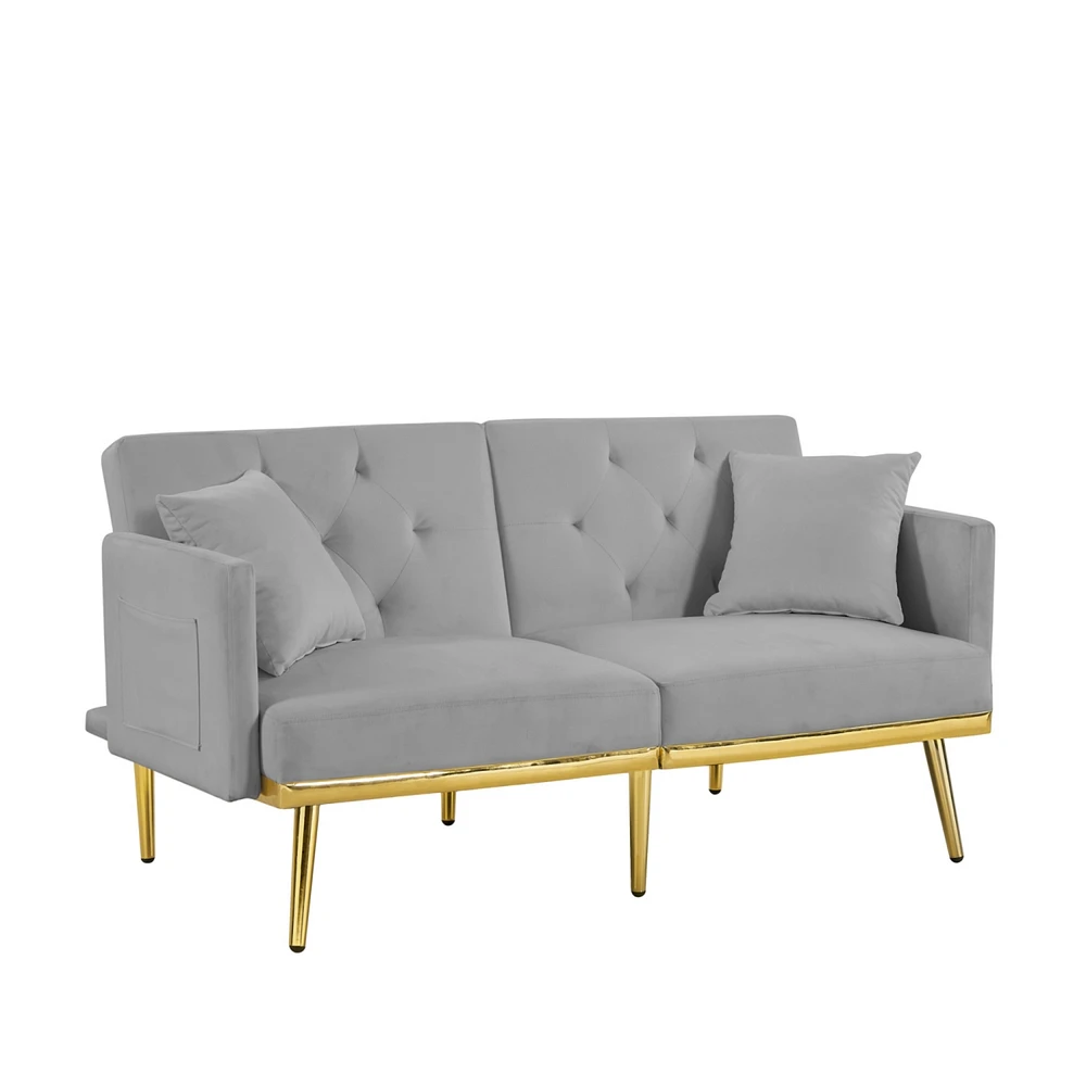 Simplie Fun Velvet Sofa Bed Iv