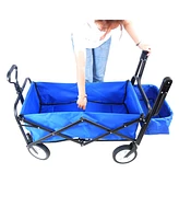 Streamdale Furniture Folding Wagon Collapsible Outdoor Utility Wagon