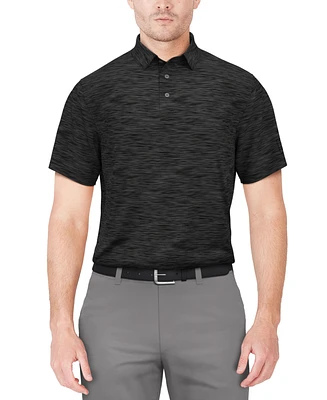 Pga Tour Men's Jasper Airflux Short Sleeve Performance Polo Shirt