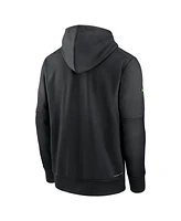 Nike Men's Black Tampa Bay Rays 2024 City Connect Authentic Collection Practice Performance Pullover Hoodie