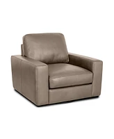 Matera 40" Leather Swivel Chair