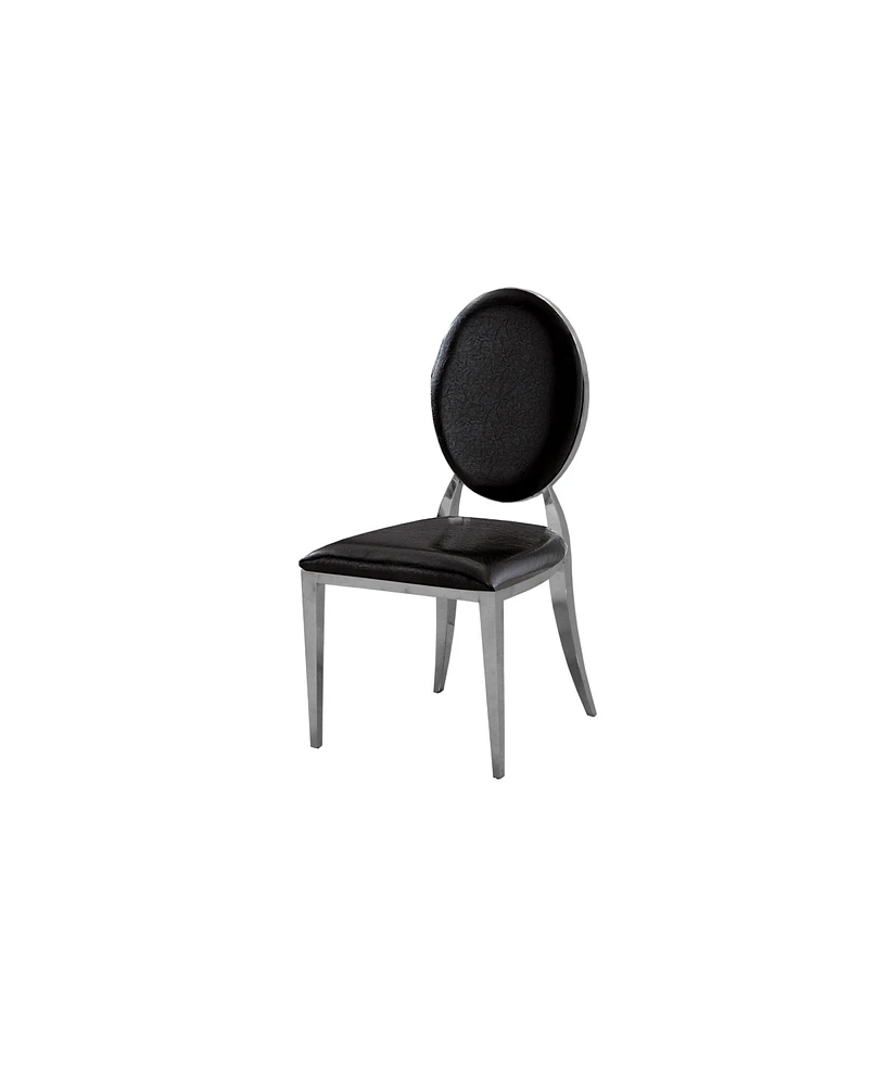 Simplie Fun Leatherette Dining Chair Set Of 2