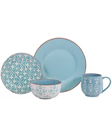 Baum Geo 16 Pc. Dinnerware Set, Service for 4