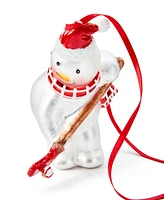 Holiday Lane Sports and Hobbies Ice Hockey Snowman Ornament, Exclusively at Macy's