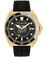 Coach Men's Charter Automatic Silicone Watch 44mm
