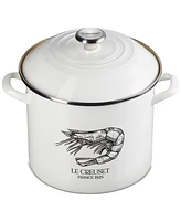 Le Creuset Enamel-on-Steel 10-Qt. Covered Shrimp Seafood Stockpot