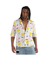 Campus Sutra Men's EcoLiva Artistic Botanical Shirt