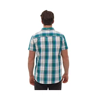 Bench Dna Men's Stavo Short Sleeve Check Shirt