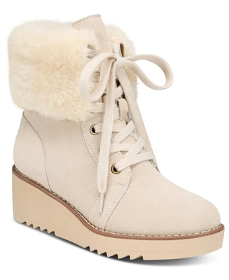 Style & Co Women's Iggyy Lace-Up Wedge Boots, Created for Macy's