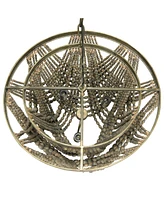 Storied Home 2-Tier Draped Wood Bead Chandelier