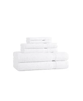 Arkwright Home Admiral Bath Towels (12 Pack), 24x54 in., Cotton Poly Blend, White