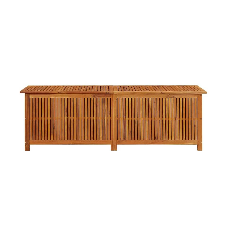 vidaXL Patio Storage Box 68.9"x19.7"x22.8" Solid Acacia Wood