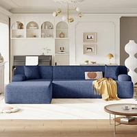 Streamdale Furniture Simplified Style L-Shape Modular Sectional Sofa