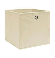 vidaXL Storage Boxes 4 pcs 12.6"x12.6"x12.6" Fabric