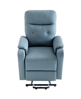 Streamdale Furniture Electric Power Lift Massage Chair with Heating - Squirrel Grey