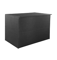 vidaXL Patio Storage Box 59"x39.4"x39.4" Poly Rattan