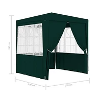 vidaXL Professional Party Tent with Side Walls 6.6'x6.6' 0.3 oz/ft