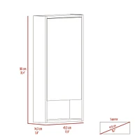 Burlington Rectangle Medicine Cabinet With Mirror White